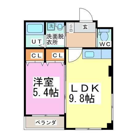 シンフォニーの物件間取画像